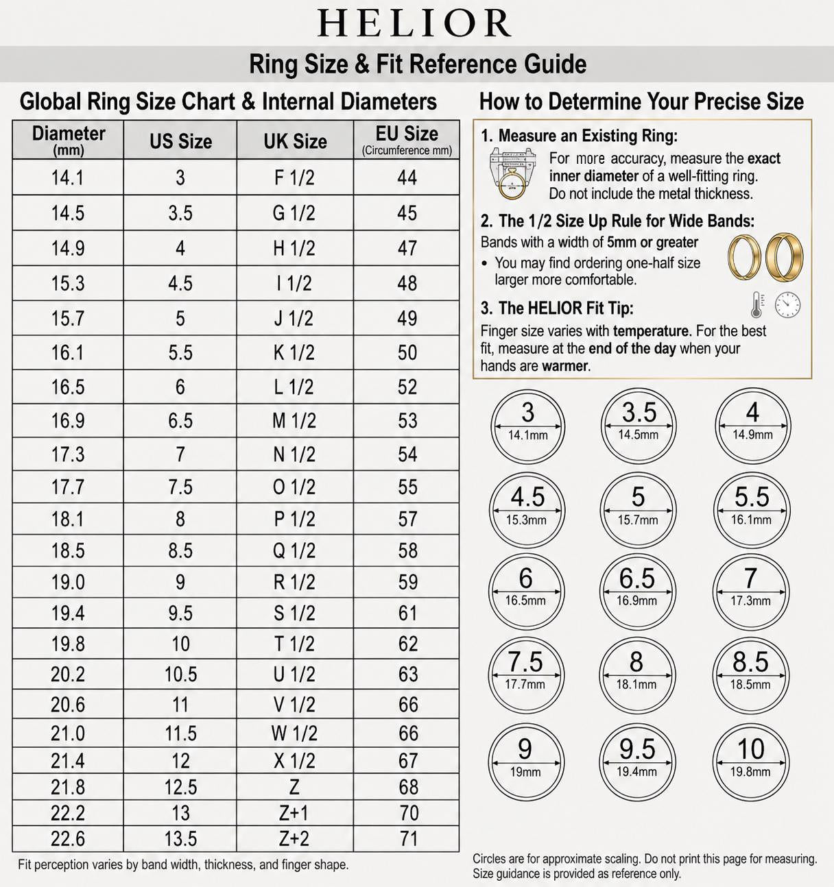 PT950 platinum wave textured wedding band 3mm ring size and fit reference guide